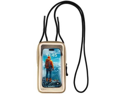 vodeodolne pouzdro na mobilni telefon fixed dry case z hypalonu s certifikaci ipx8 khaki ien551850