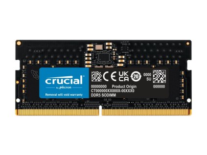 crucial so dimm ddr5 8gb 5600mhz cl46 ien568103