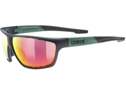 slunecni bryle uvex sportstyle 706 black moss mat mirror red ien400062