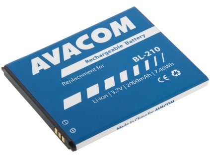 baterie do mobilu lenovo a536 li ion 3 7v 2000mah nahrada bl210 ien277692