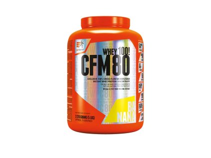 extrifit cfm instant whey 80 2270 g banan ien572890