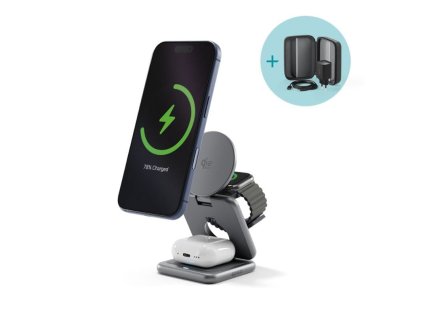 epico ultrabase qi2 25w 3in1 fold metal mag wireless charging stand ef60 vesmirne seda ien573716