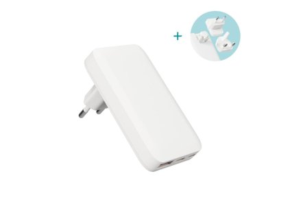 epico travel ultraboost flat gan 65w sitovy adapter eu65 2 usb c 1 usb a bila zastrcky pro eu uk au us ien573736