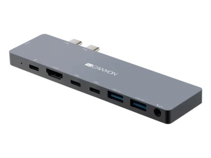 canyon replikator portu ds 8 8v1 pro apple mackbook s thunderbolt 3 usb c 87w 1 type c pd87w 2 type c data 2 hdmi ien402254