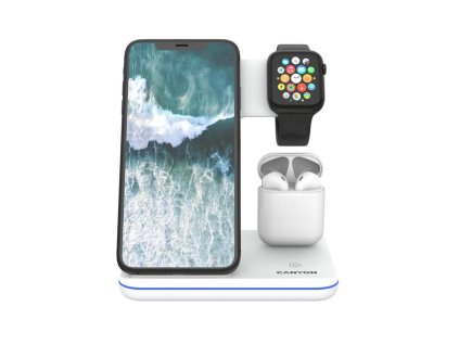 canyon bezdratova nabijecka ws 302w 3v1 vstup 9v 2a 12v 2a vystup 15w 10w 7 5w 5w type c to usb a bila ien573626