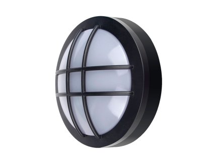 solight led venkovni osvetleni kulate s mrizkou 13w 910lm 4000k ip65 17cm cerna ien473176