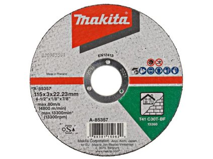 makita a 85357 rezny kotouc 115x3x22 kamen ien412930