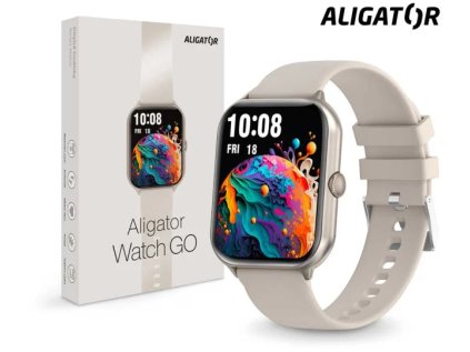 chytre hodinky aligator watch go hvezdne stribrne ien536610