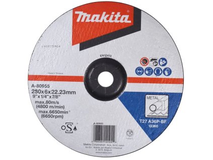 makita a 80955 brusny kotouc 230x6x22 ocel ien412925