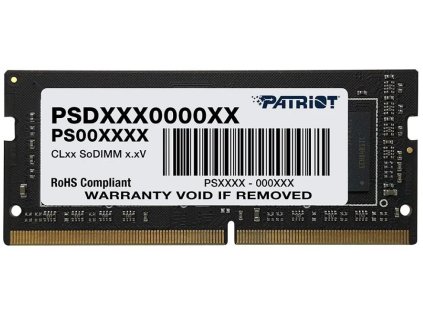 patriot signature 16gb ddr4 3200mhz so dimm cl22 ien444530