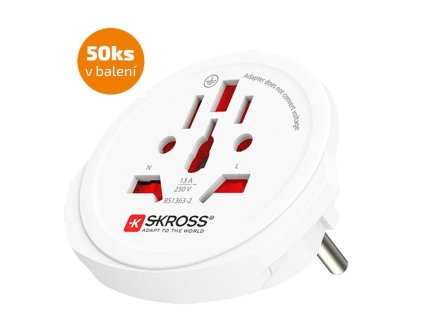 skross cestovni adapter europe pro cizince v cr 50 pack typ e f ien574640