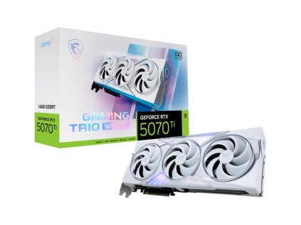 msi geforce rtx 5070 ti trio oc white ien572742