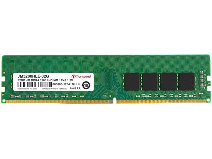 transcend jetram 32gb ddr4 3200mhz cl22 ien382026