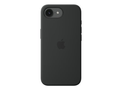 apple iphone 17e silicone case with magsafe black ien576674