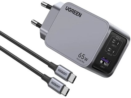 ugreen 25871 nexode pro 65w 3 port gan rychlonabijecka ien524400