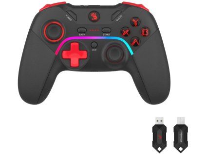 a4tech bloody gpw70 gamepad rgb dual mode 2 4g usb cerny ien543536