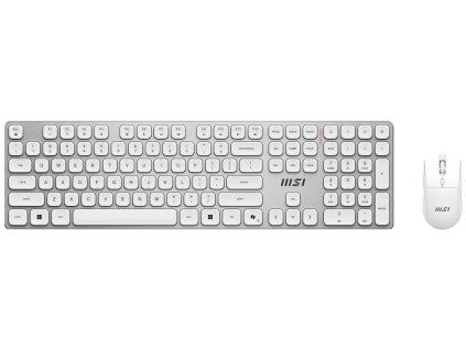 msi forge k210 wireless combo white ien578658