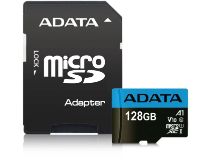 adata premier microsdxc 128gb uhs i class10 a1 85 25mb s sd adapter ien295444