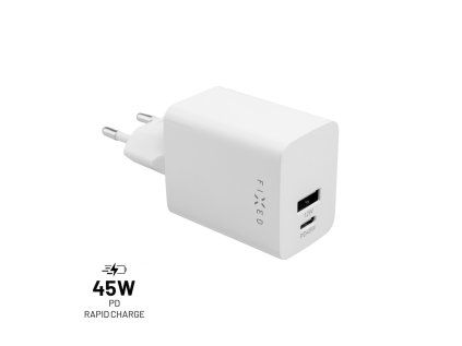 sitova nabijecka fixed mini s usb c a usb vystupem podpora pd 45w bila ien578606