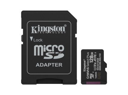 kingston microsdxc 128gb canvas select plus sd adapter ien557368