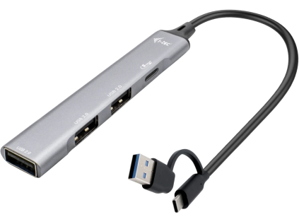 i tec usb a usb c metal hub 1x usb c 3 1 3x usb 2 0 ien528557