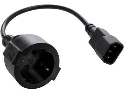c tech kabel sitovy adapter c14 m schuko f 15 cm ien498679