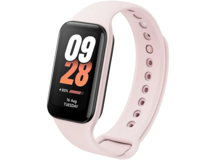 silikonovy reminek fixed silicone strap pro xiaomi smart band 8 active ruzovy ien529847
