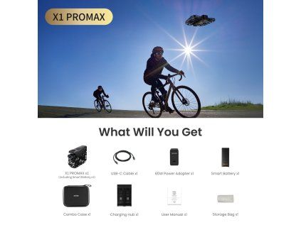 hoverair x1 pro max basic combo dron cerny obr galerie big ies93440853