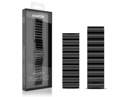 aligator kovovy reminek 22mm cerny ien391166