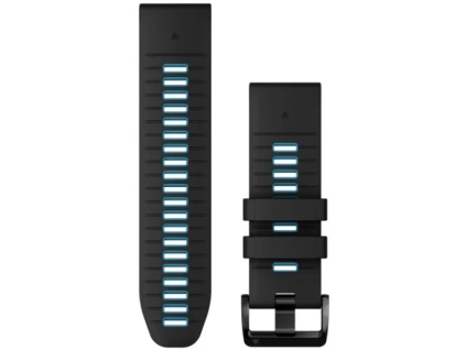 garmin reminek quickfit 26 mm silikonovy cerna modra ien507008