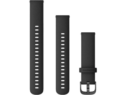 garmin reminek quick release 18 silikonovy cerny seda prezka ien386371