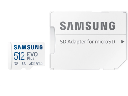 samsung microsdxc 512gb evo plus sd adapter ien520800