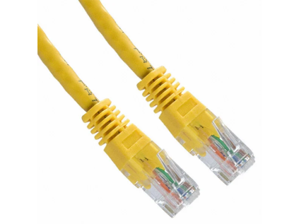 datacom patch cord utp cat5e 5m zluty ien80393