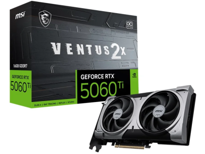 msi geforce rtx 5060 ti 16g ventus 2x oc plus ien551927