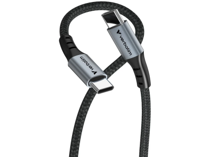 verbatim usb c c kabel sync charge 100w cerny ien550496