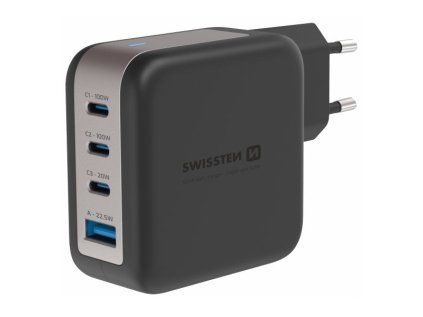 swissten gan adapter 100w cerny ien571378