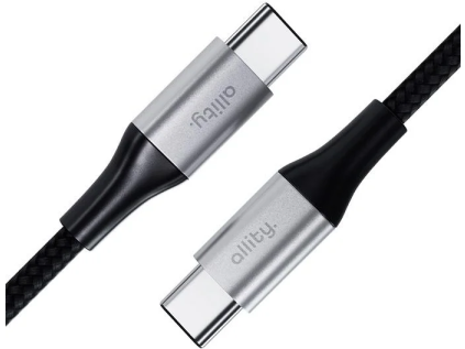 datovy kabel allity auc 01 usb c usb c 1m 100w cerny ien533706