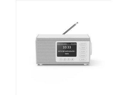 Hama digitální rádio DR1000, FM/DAB/DAB+, bílé