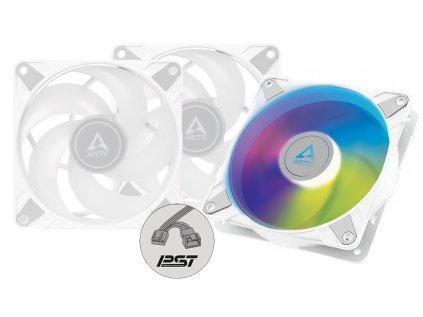 arctic p12 pwm pst a rgb 0db white pack 3ks ien513455