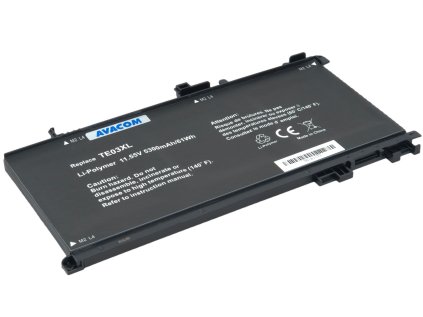 avacom baterie pro hp omen 15 ax pavilion 15 bc series te03xl li pol 11 55v 5300mah ien500630