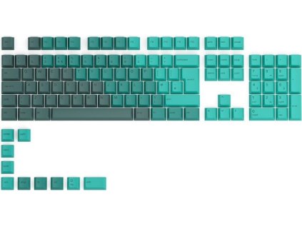glorious gpbt keycaps 115 pbt keycaps iso uk layout rain forest ien459291