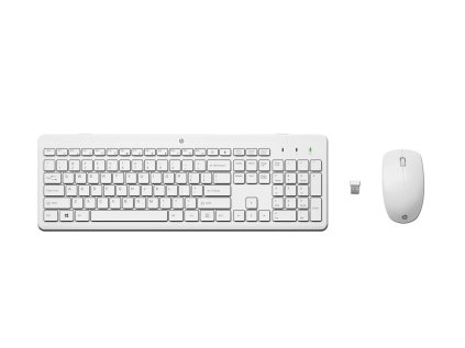 HP 230 klávesnice a myš/bezdrátová/white (3L1F0AA)