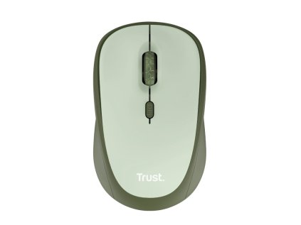 trust yvi silent wireless mouse eco zelena ien474217