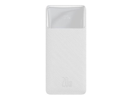 baseus bipow powerbanka s digitalnim displejem 20000mah 20w bila ien482549