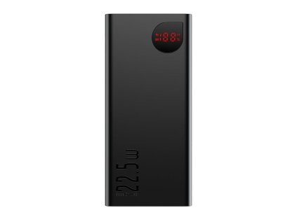 baseus adaman kovova powerbanka s digitalnim displejem qc 20000mah 22 5w cerna ien482556