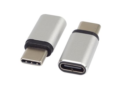 premiumcord adapter usb c female usb c male stribrna ien404966
