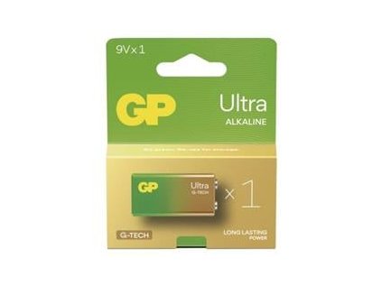 gp alkalicka baterie ultra 9v 6lr61 1ks ig510348