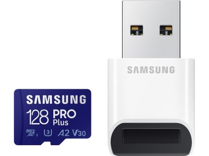 samsung microsdxc 128gb pro plus usb adapter ien482445