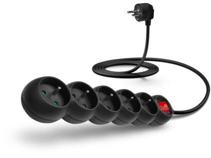 connect it prodluzovaci kabel 230 v 5 zasuvek 2m s vypinacem cerny ien270361