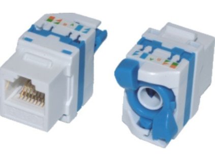 eurolan samozarezavaci keystone utp cat 5e bily zadni svorkovnice zamek ien268246
